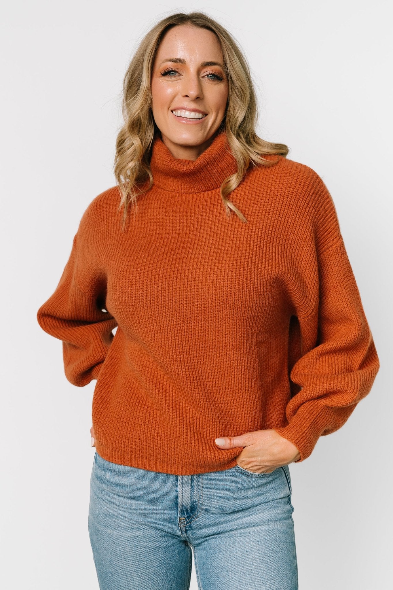 Malcolm Turtleneck Sweater | Spice