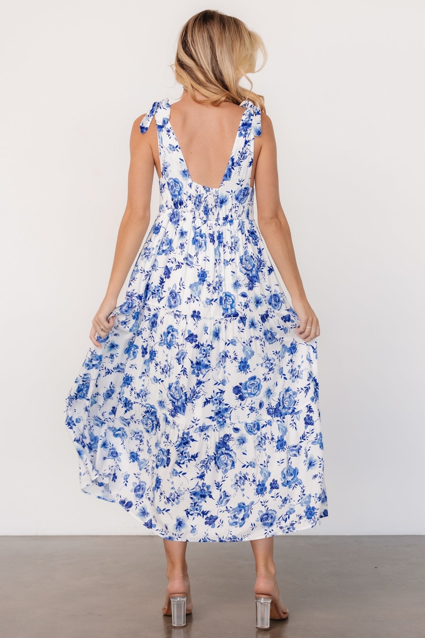Mariah Tank Dress | Blue Floral