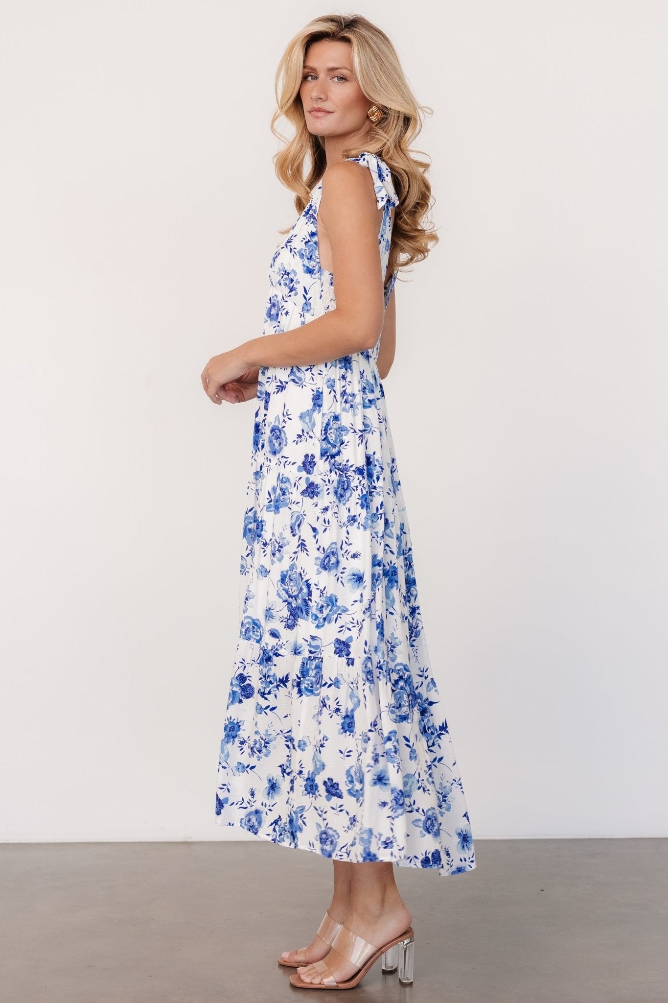 Mariah Tank Dress | Blue Floral