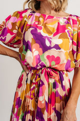 Maven Midi Dress | Multi Print