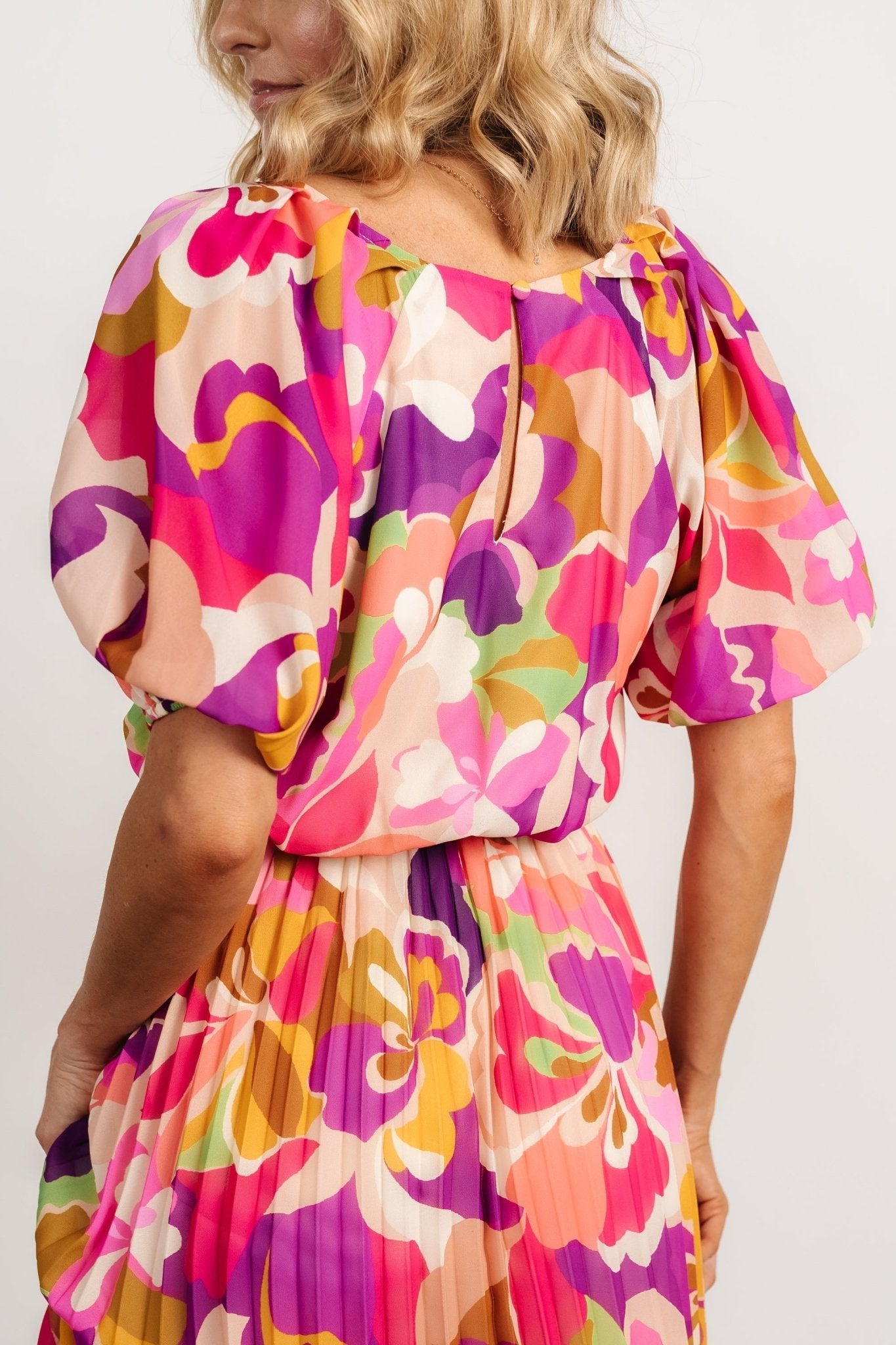 Maven Midi Dress | Multi Print