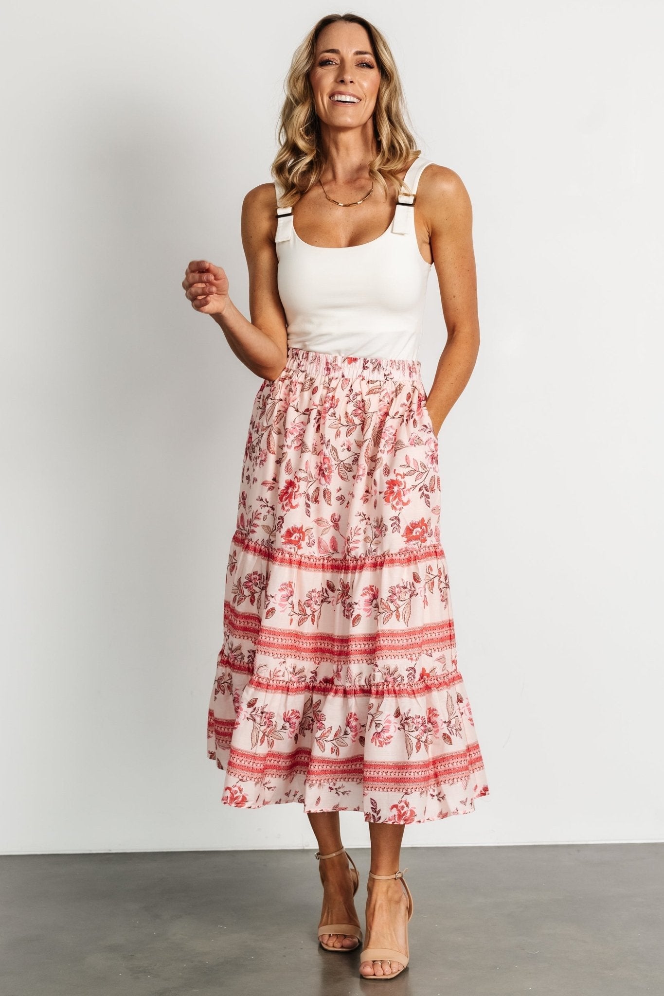 Meg Skirt | Blush Multi