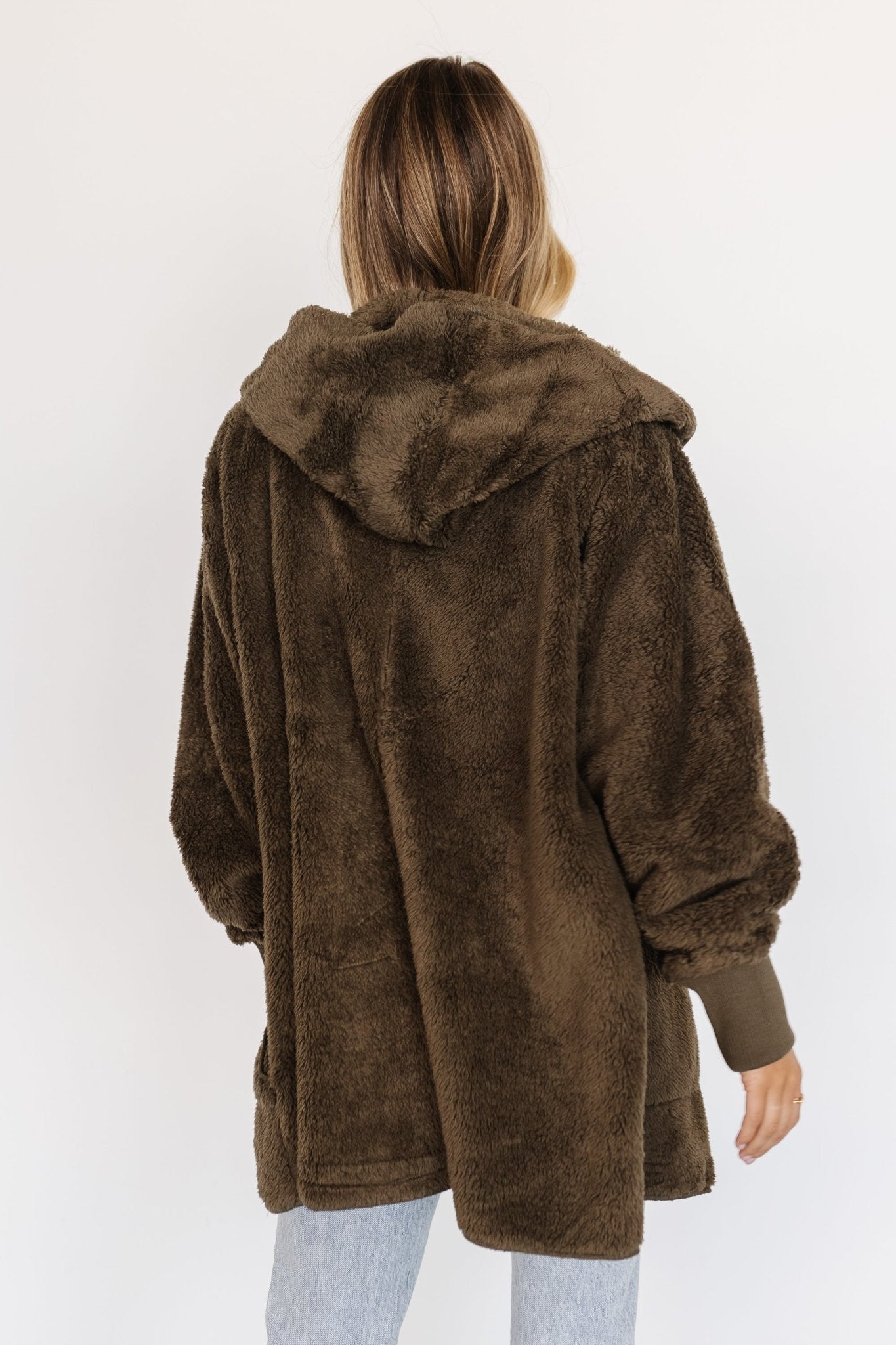 Melrose Teddy Jacket | Olive