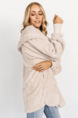 Melrose Teddy Jacket | Oatmeal