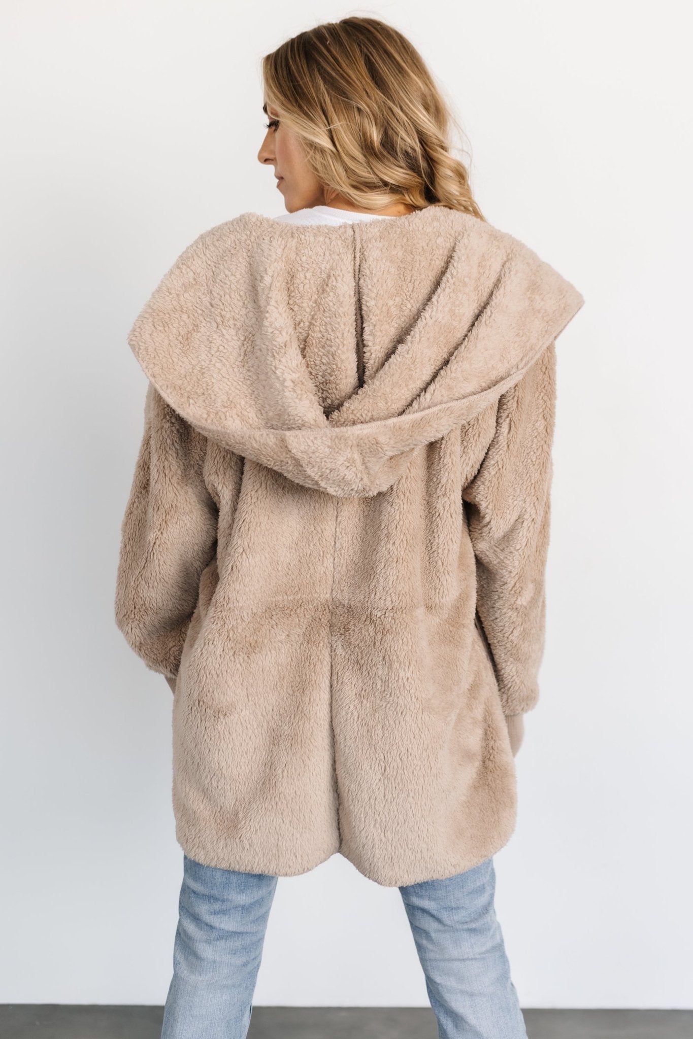 Melrose Teddy Jacket | Taupe