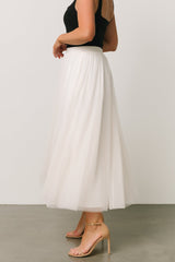Mila Tulle Skirt | Cream