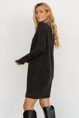 Miller Sweater Dress | Charcoal Black