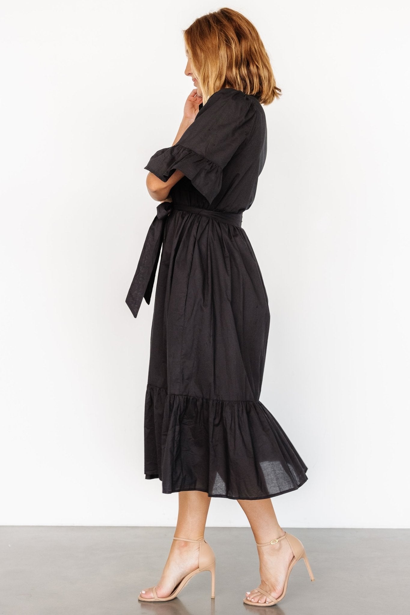 Mirielle Midi Dress | Black