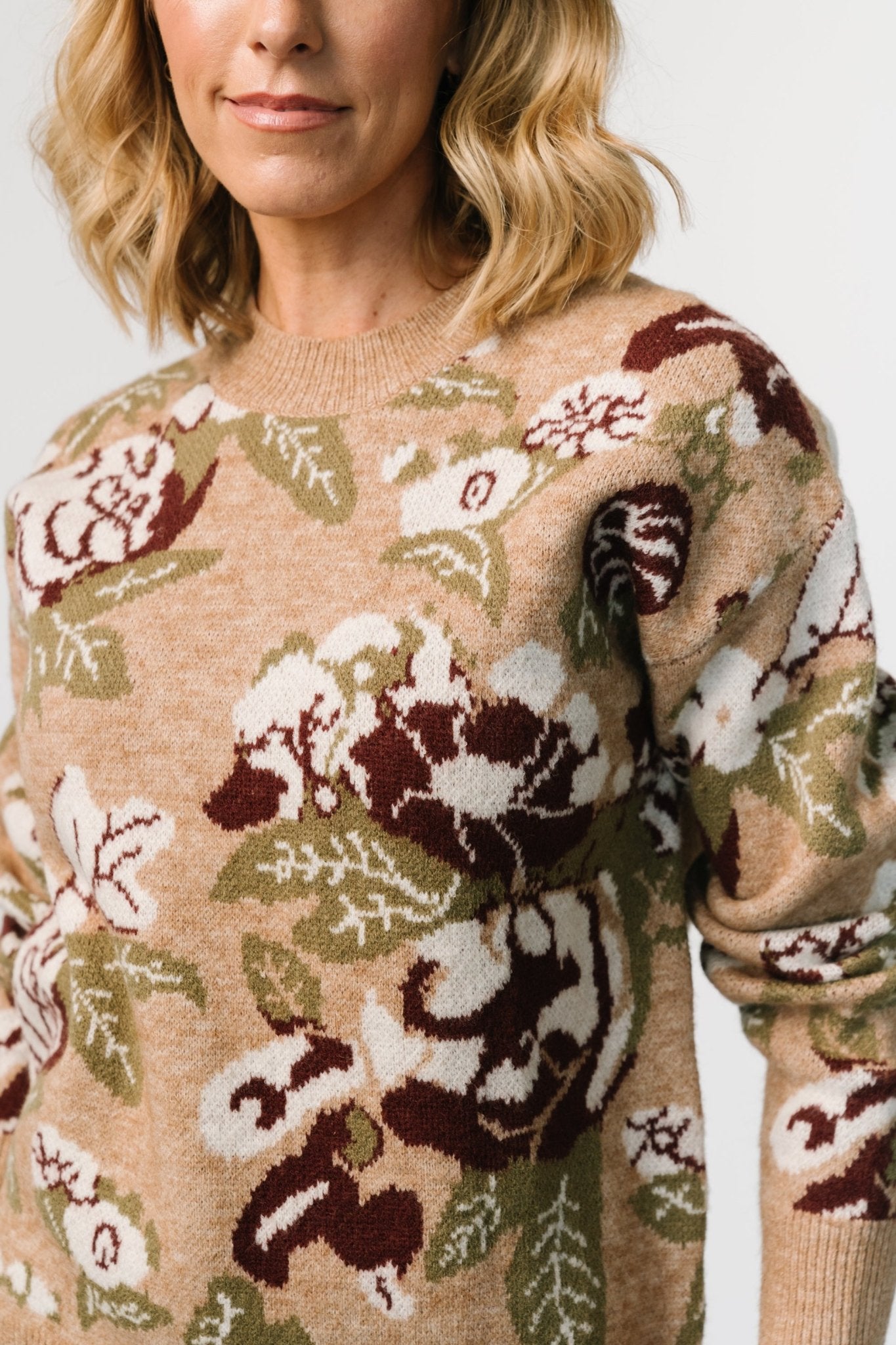 Munich Sweater | Taupe Multi