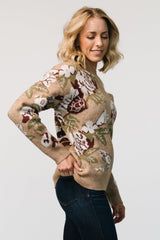 Munich Sweater | Taupe Multi