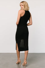 Nalani Knit Tank Dress | Black