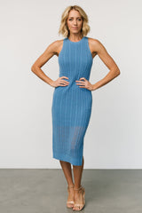 Nalani Knit Tank Dress | Blue