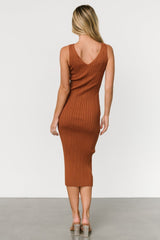 Napa V Neck Tank Dress | Copper