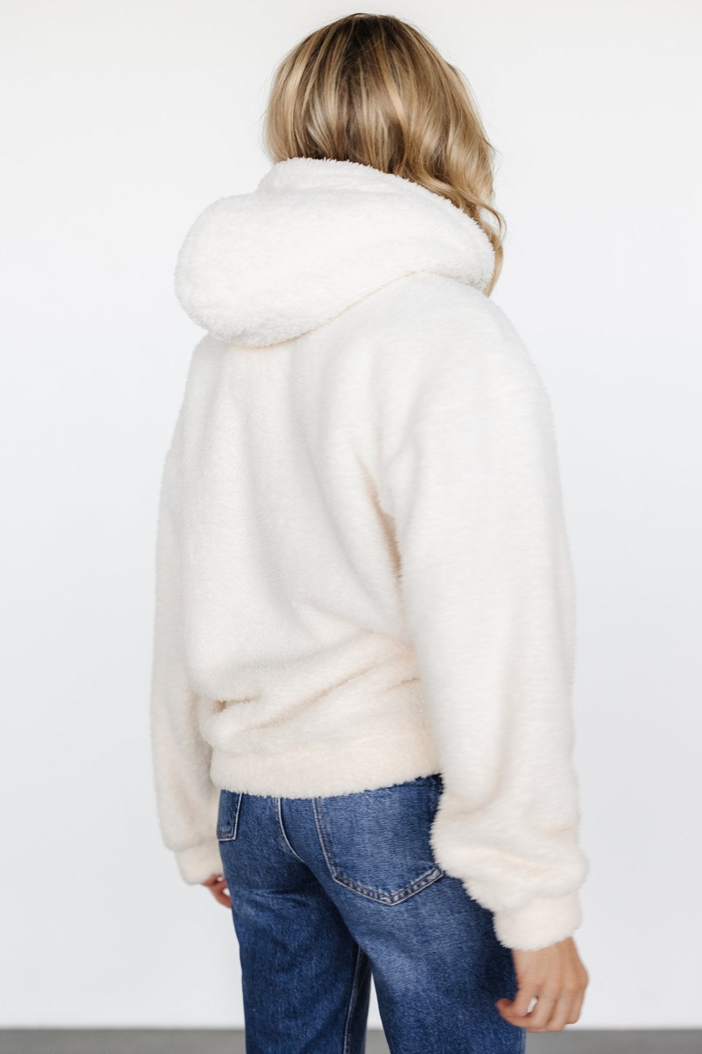 Neve Teddy Hoodie | Cream
