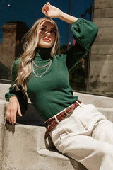 Nielsen Turtleneck Sweater | Emerald