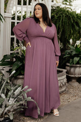 Olivia Maxi Dress | Vintage Plum
