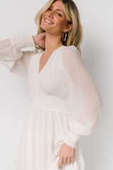 Olivia Maxi Dress | White