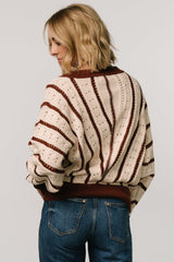 Paola Pointelle Sweater | Cream + Copper