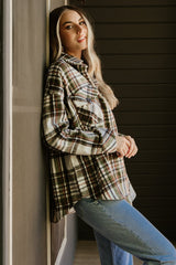 Polson Plaid Shacket | Ivory Multi