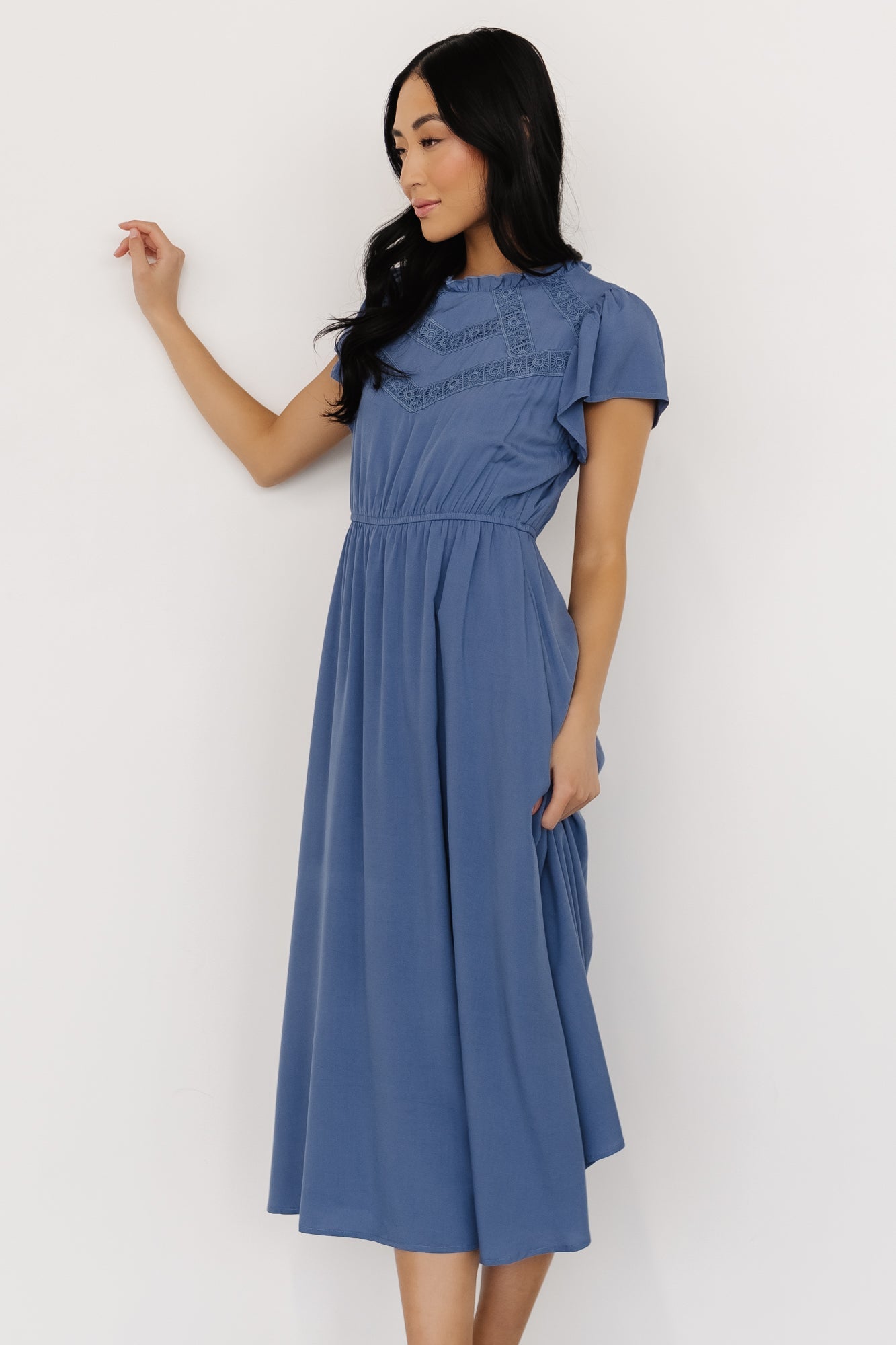 Prestyn Midi Dress | Blue