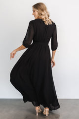 Rebecca Maxi Dress | Black