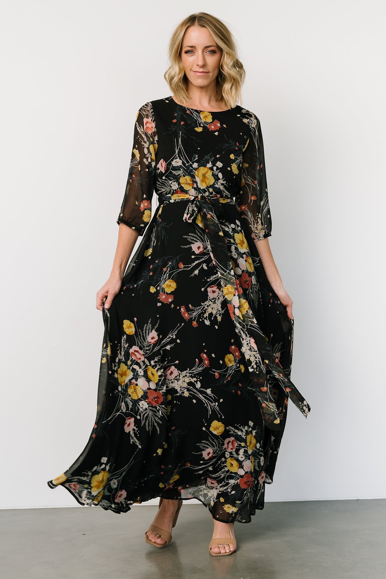 Rebecca Maxi Dress | Botanical Floral