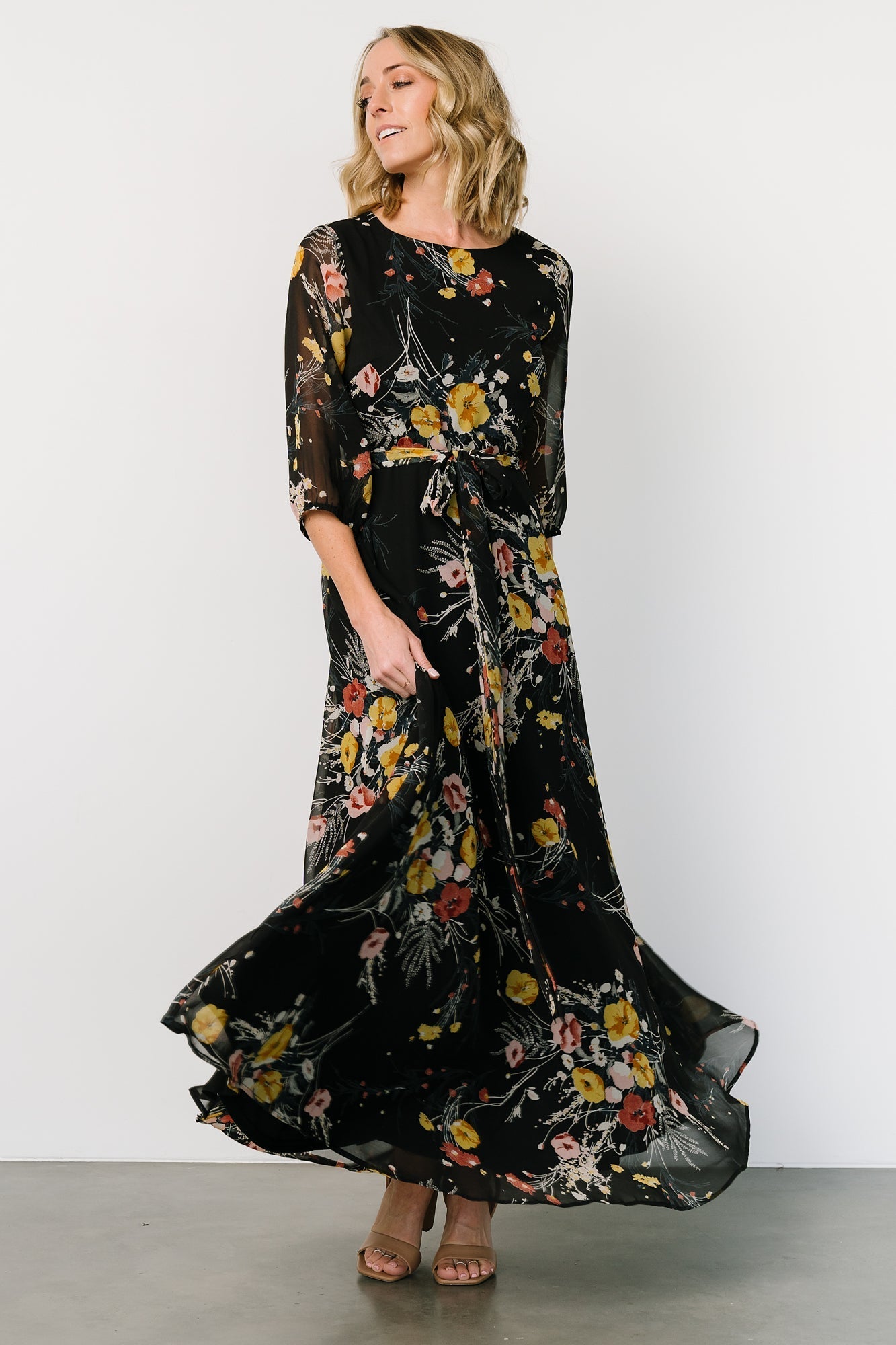 Rebecca Maxi Dress | Botanical Floral