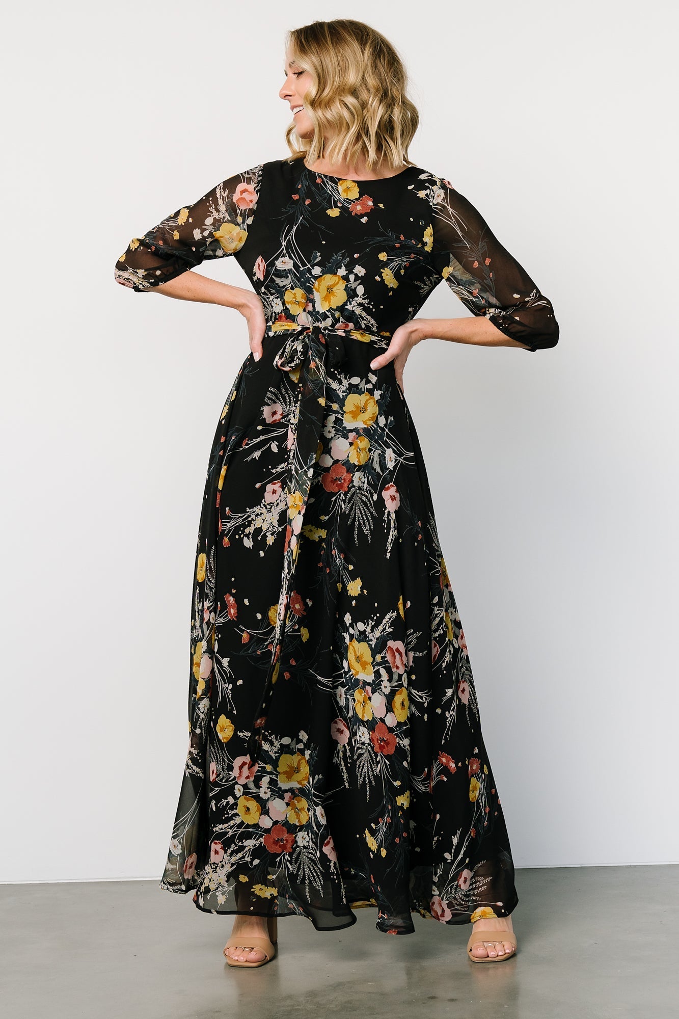 Rebecca Maxi Dress | Botanical Floral