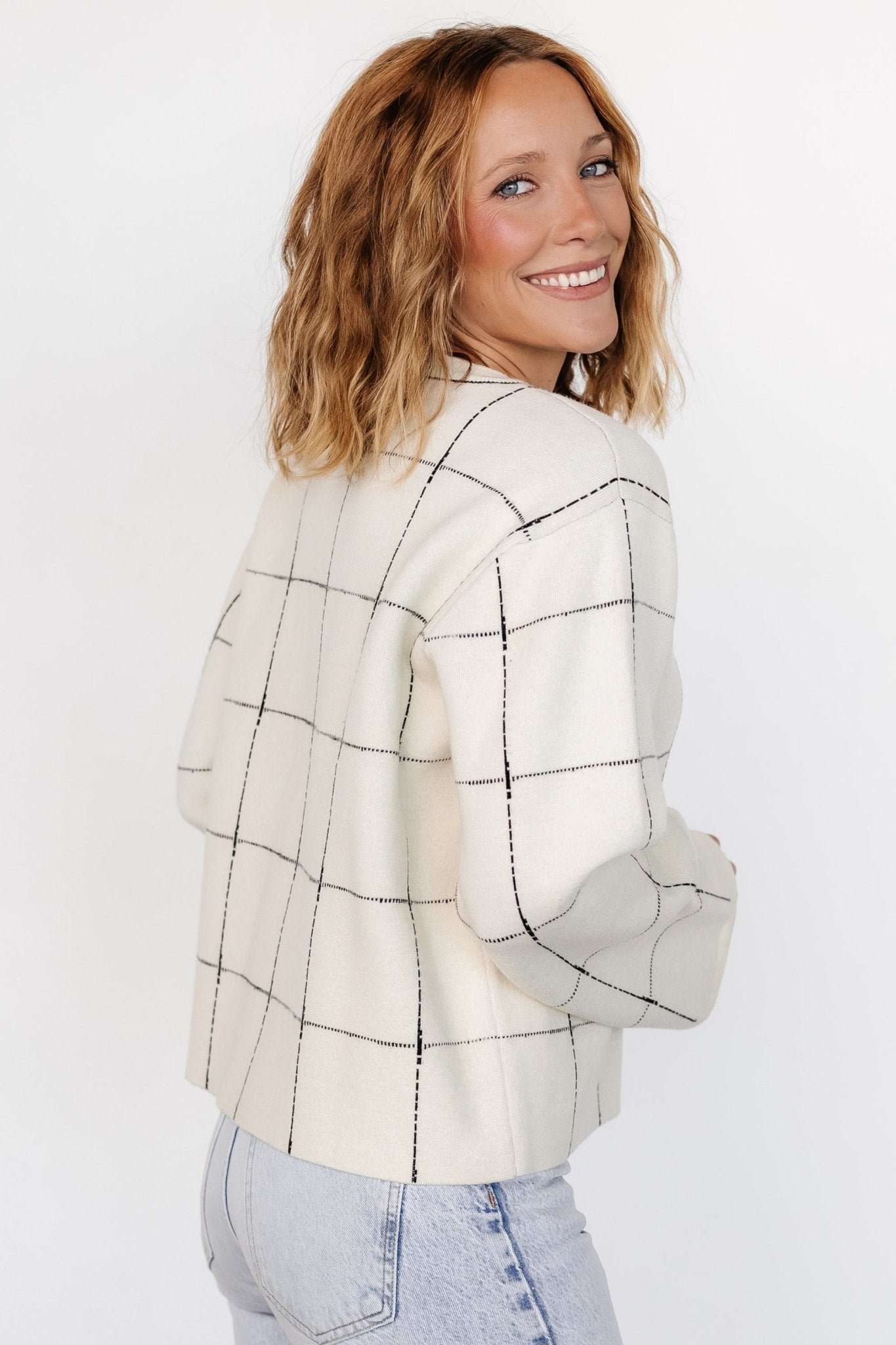 Remington Sweater | Ivory + Black