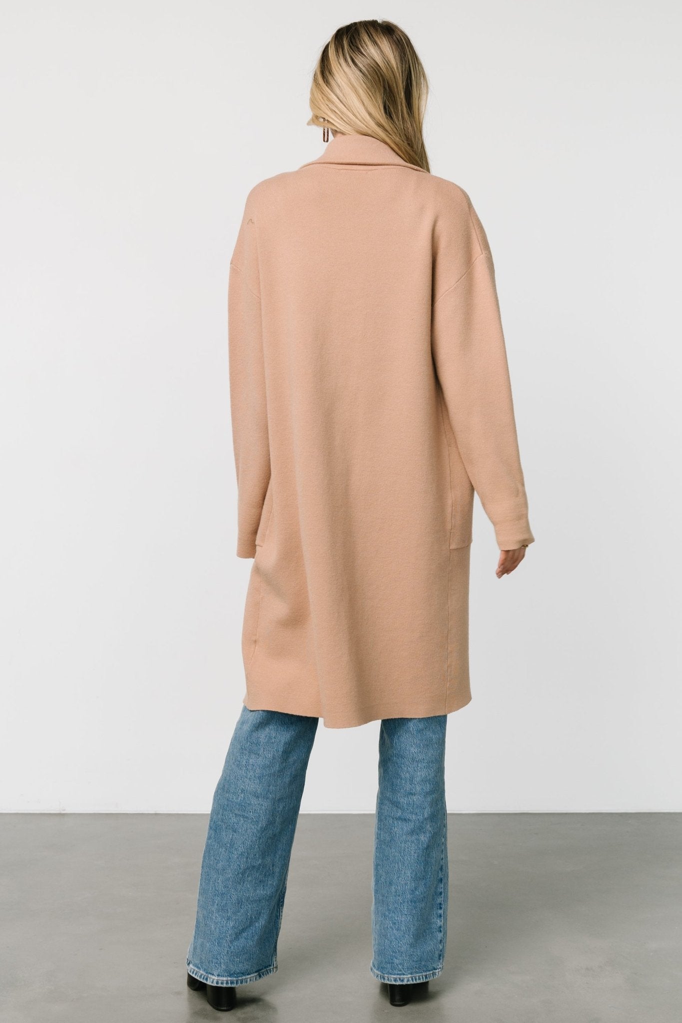 Roland Long Jacket | Light Camel