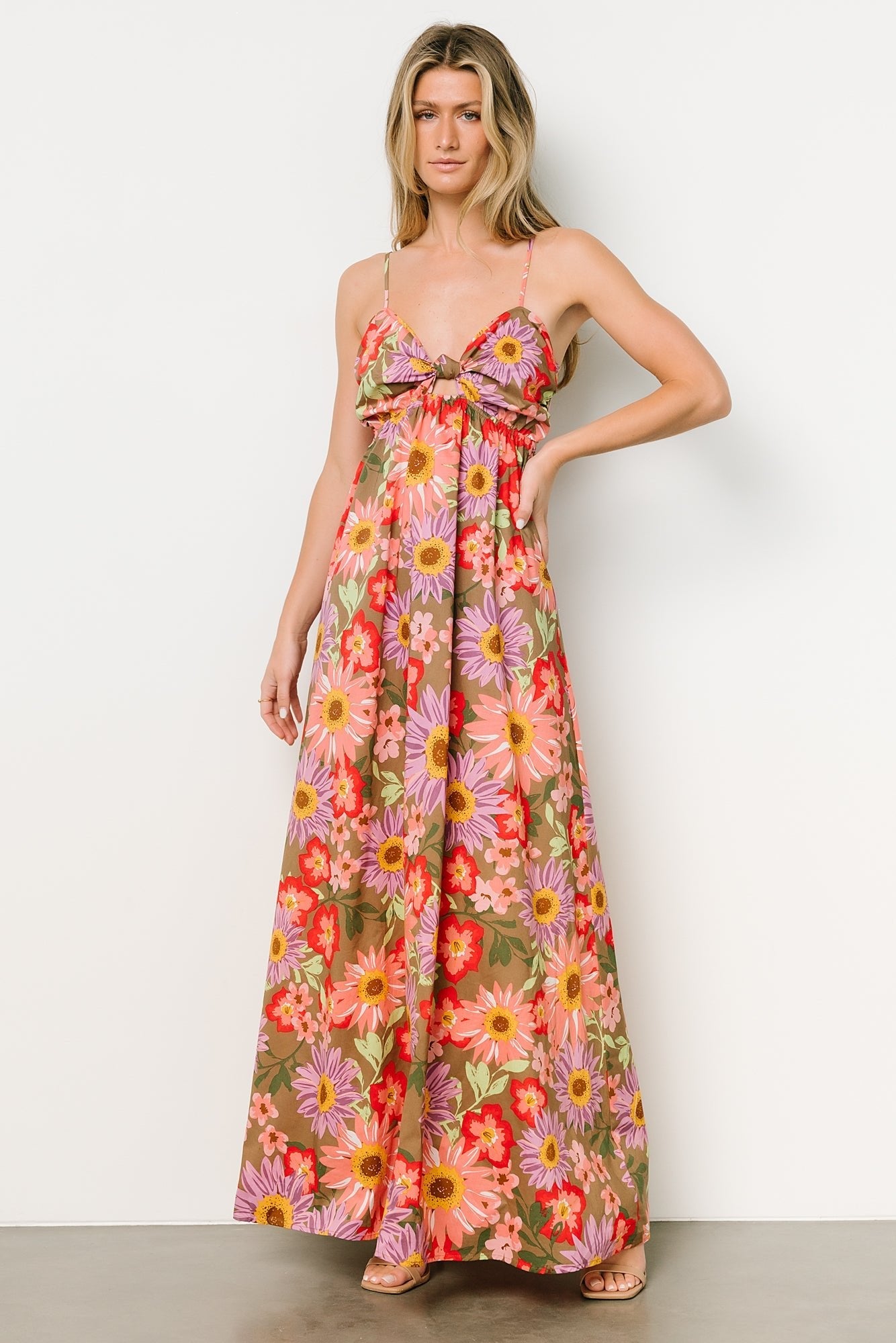 Rosalee Maxi Dress | Flower Multi