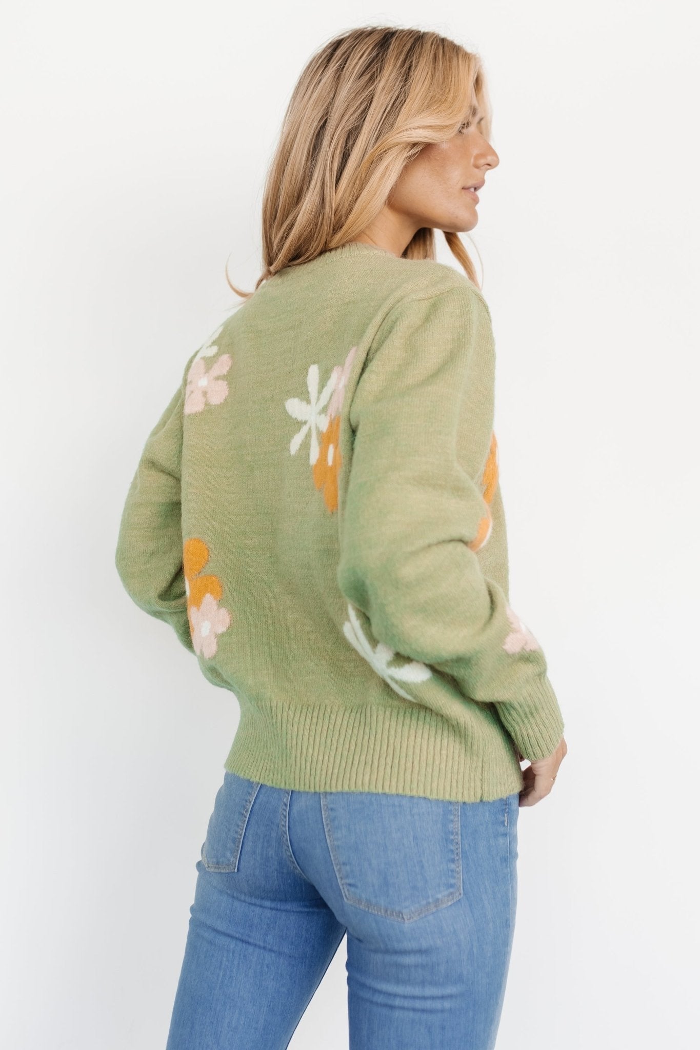 Roxy Sweater | Sage Flower
