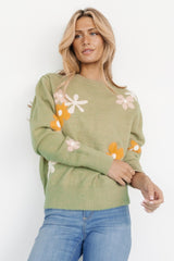 Roxy Sweater | Sage Flower