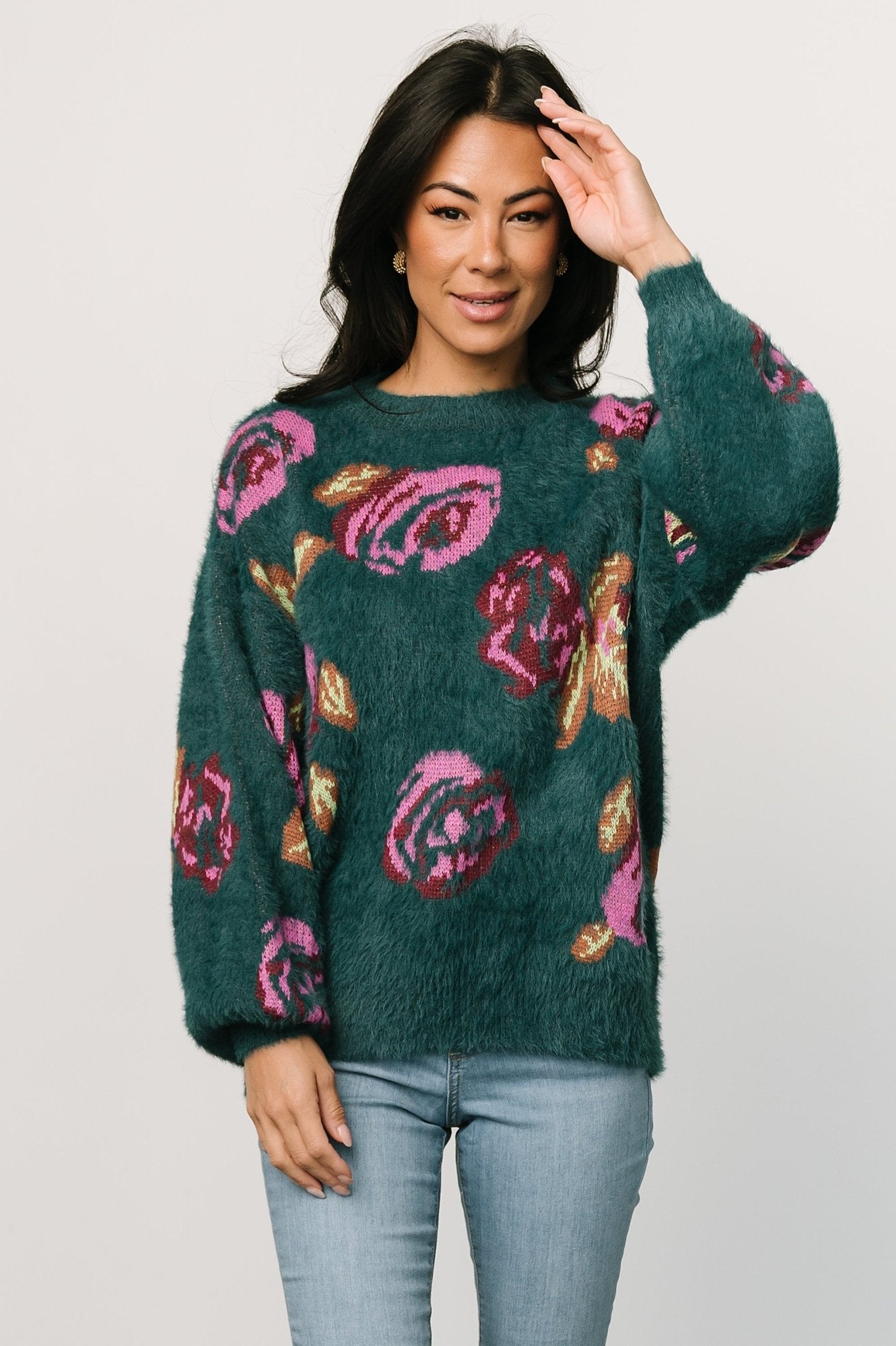 Ryder Sweater | Jade Multi Floral