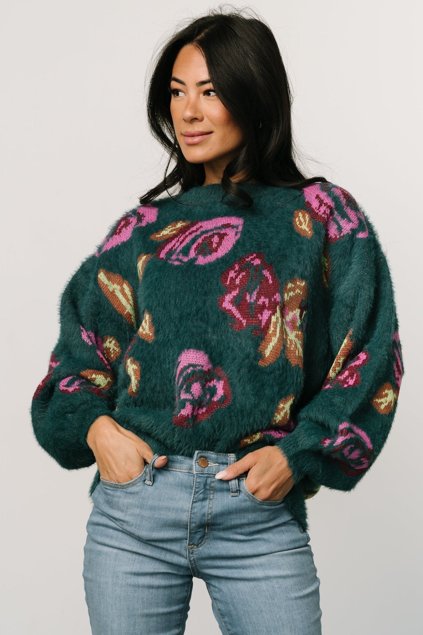 Ryder Sweater | Jade Multi Floral