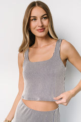 Sabrina Tank + Skirt Set | Blue Stripe