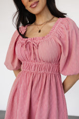 Shawna Short Dress | Red Gingham Print