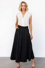 Shaylyn Maxi Skirt | Black