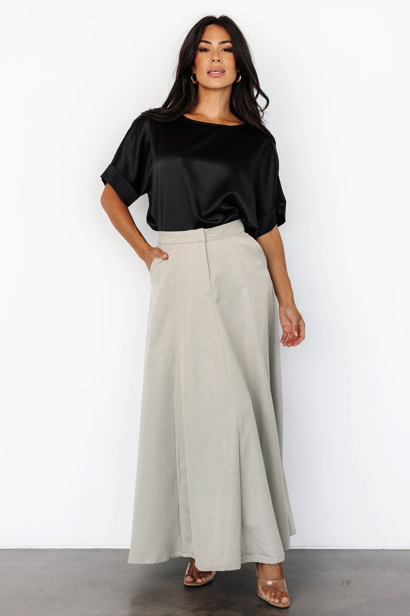 Shaylyn Maxi Skirt | Natural