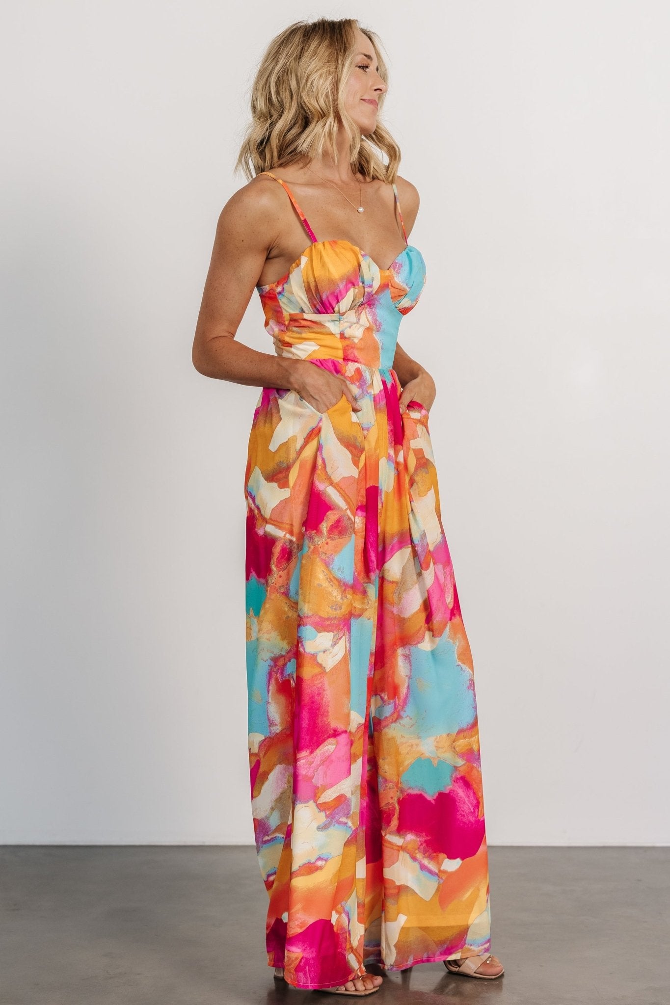 Shea Jumpsuit | Multi Print