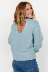 Sheffield Knit Sweater | Light Blue