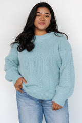 Sheffield Knit Sweater | Light Blue