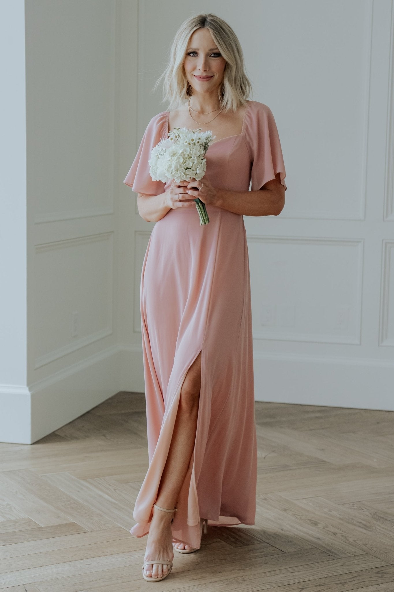 Sierra Sweetheart Maxi Dress | Blush