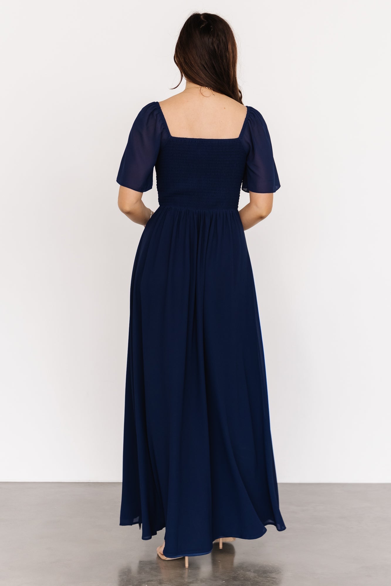 Sierra Sweetheart Maxi Dress | Navy