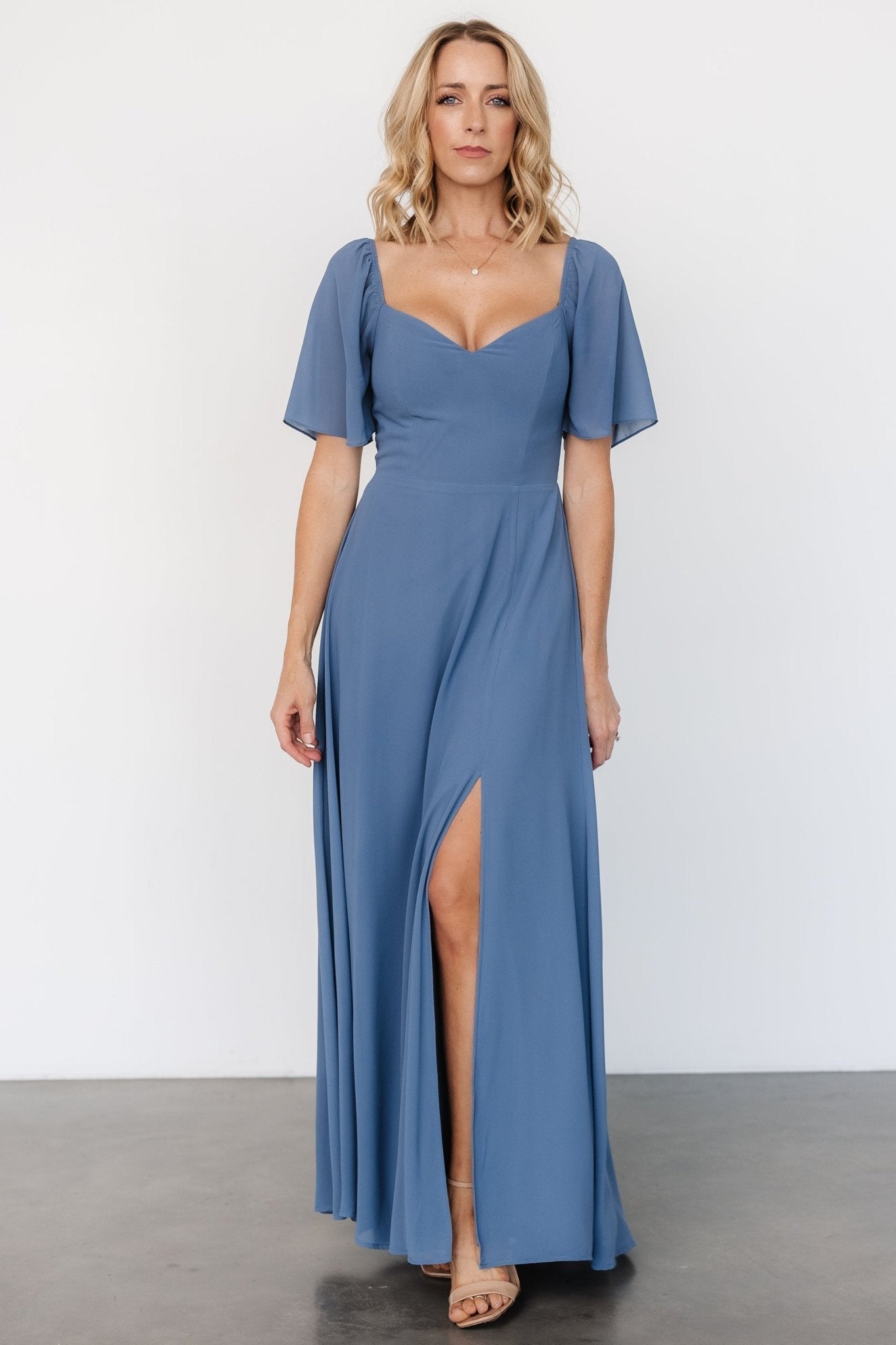 Sierra Sweetheart Maxi Dress | Whisper Blue