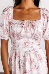 Sonnet Short Dress | Blush Floral