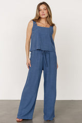 Sparrow Tank + Pants Set | Deep Blue