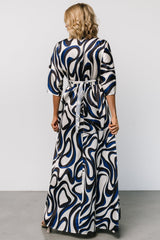 Stella Maxi Dress | Ivory Multi Print