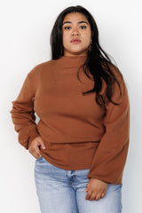 Sutton Sweater Top | Brown