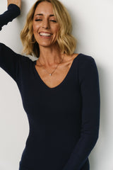 Tacey Midi Dress | Navy